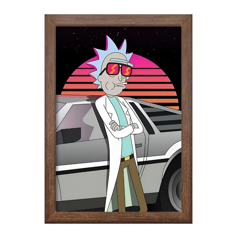 تابلو خندالو طرح ریک و مورتی (Rick and Morty) کد F4009