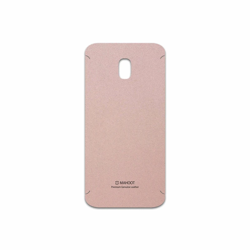 برچسب پوششی ماهوت مدل Rose Gold Leather مناسب برای گوشی موبایل سامسونگ Galaxy J7 Pro