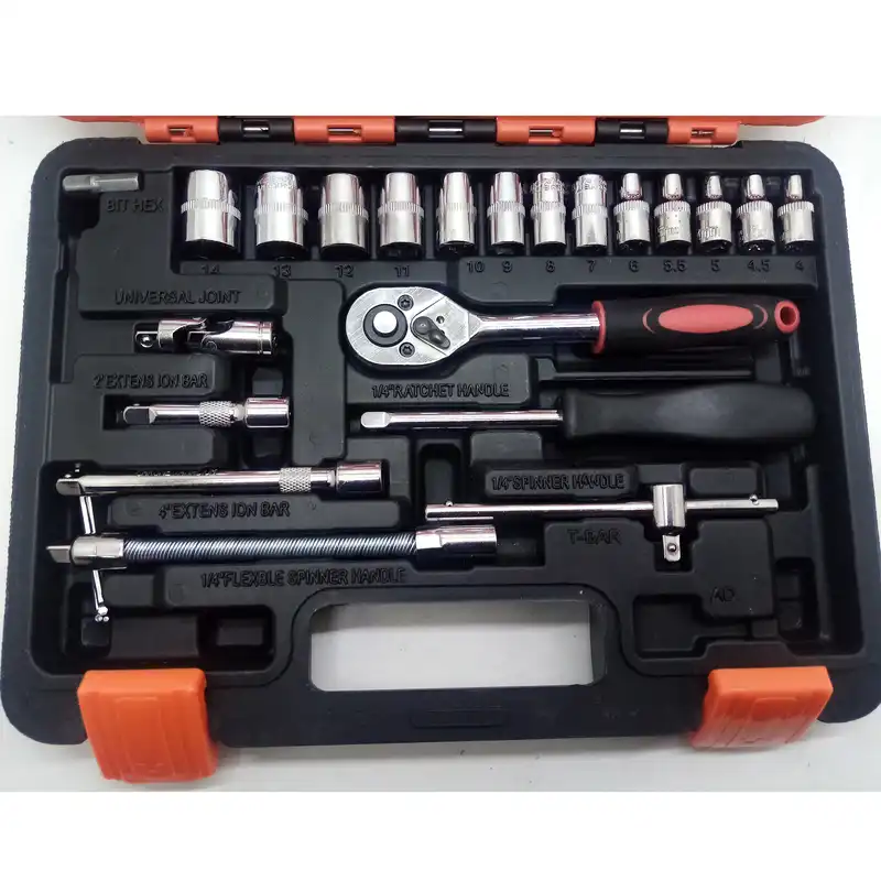 آچار بکس و سری بکس مدل DF530 مجموعه 53 عددی