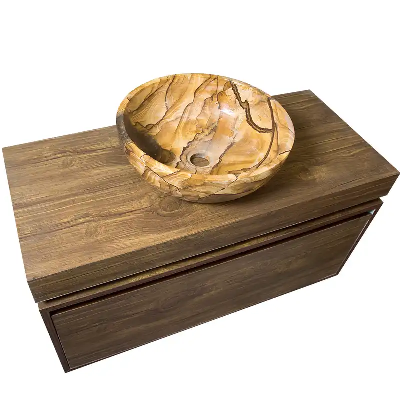 ست کابینت و روشویی مدل E 200 به همراه آینه