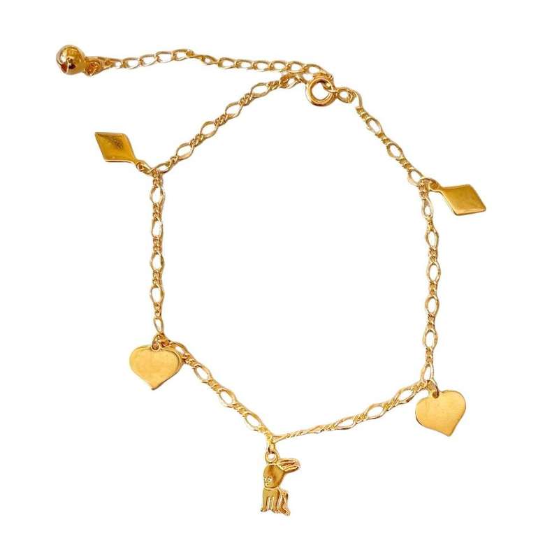 پابند زنانه ژوپینگ مدل خرگوش قلب لوزی