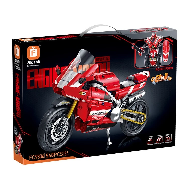 ساختنی مدل موتور تبدیل شونده طرح ترانسفورمر کد 9306