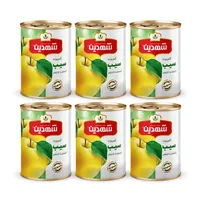 کمپوت سیب شهدین - 370 گرم بسته 6 عددی