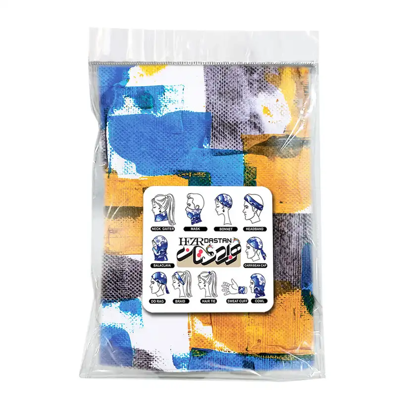 دستمال سر و گردن هزاردستان مدل بافتنی ds148