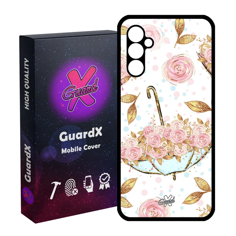 کاور گارد ایکس طرح Flower مدل Glass10107 مناسب برای گوشی موبایل سامسونگ Galaxy A24/A24 4G/M34 5G