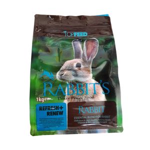 نقد و بررسی غذای خرگوش تاپ فید مدل REFRESH RENEW کد 140010 وزن 1 کیلوگرم توسط خریداران