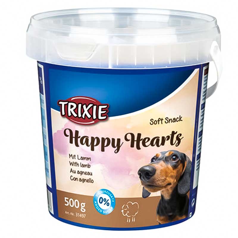 نقد و بررسی تشویقی سگ تریکسی مدل Happy Hearts وزن 500 گرم توسط خریداران