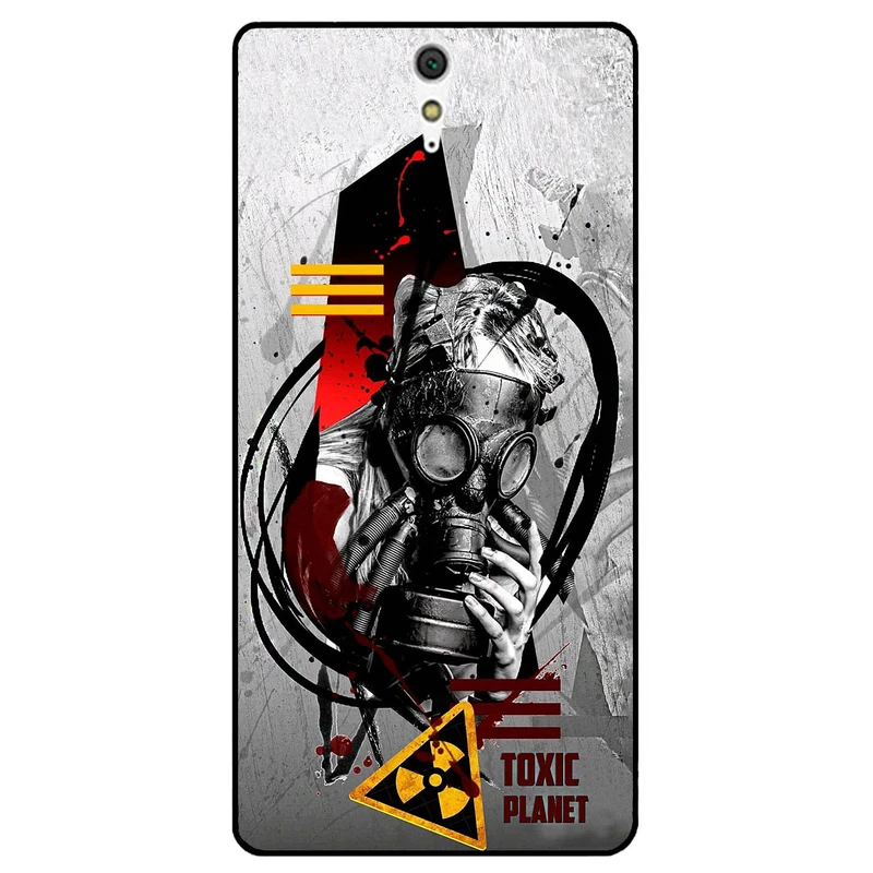 کاور مگافون طرح سمی مدل 2821 مناسب برای گوشی موبایل سونی Xperia C5 Ultra 