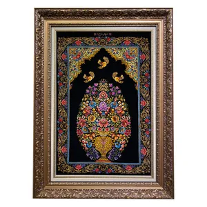  تابلو فرش دستبافت طرح گلدانی کد 8537474