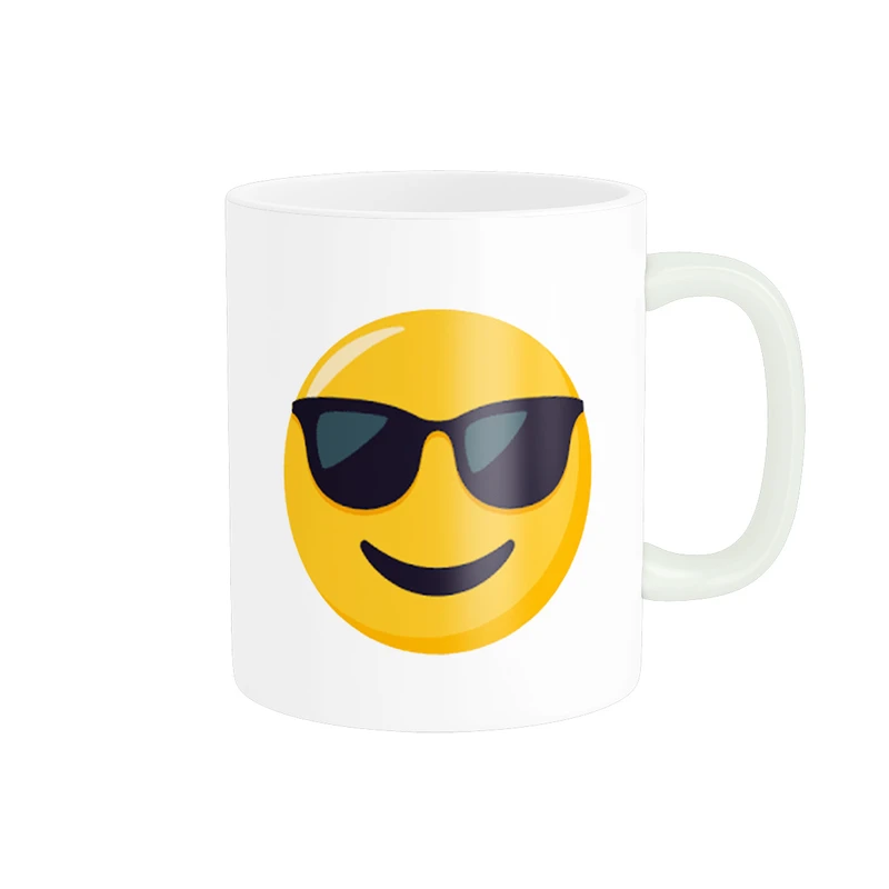 ماگ استلار طرح ایموجی عینک دودی کد 0730