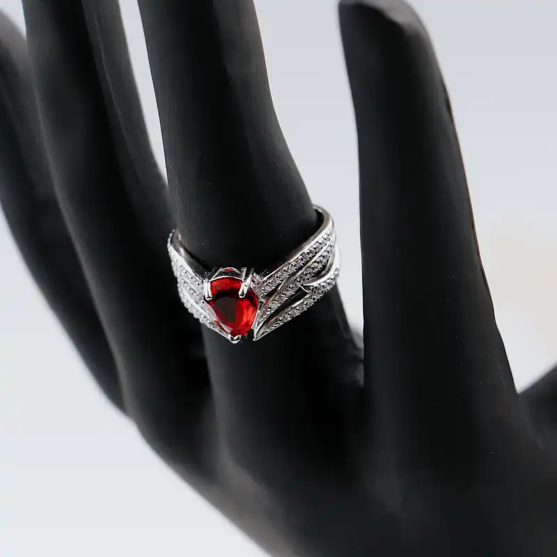 انگشتر نقره زنانه جی تی ای مدل جی نایس 50