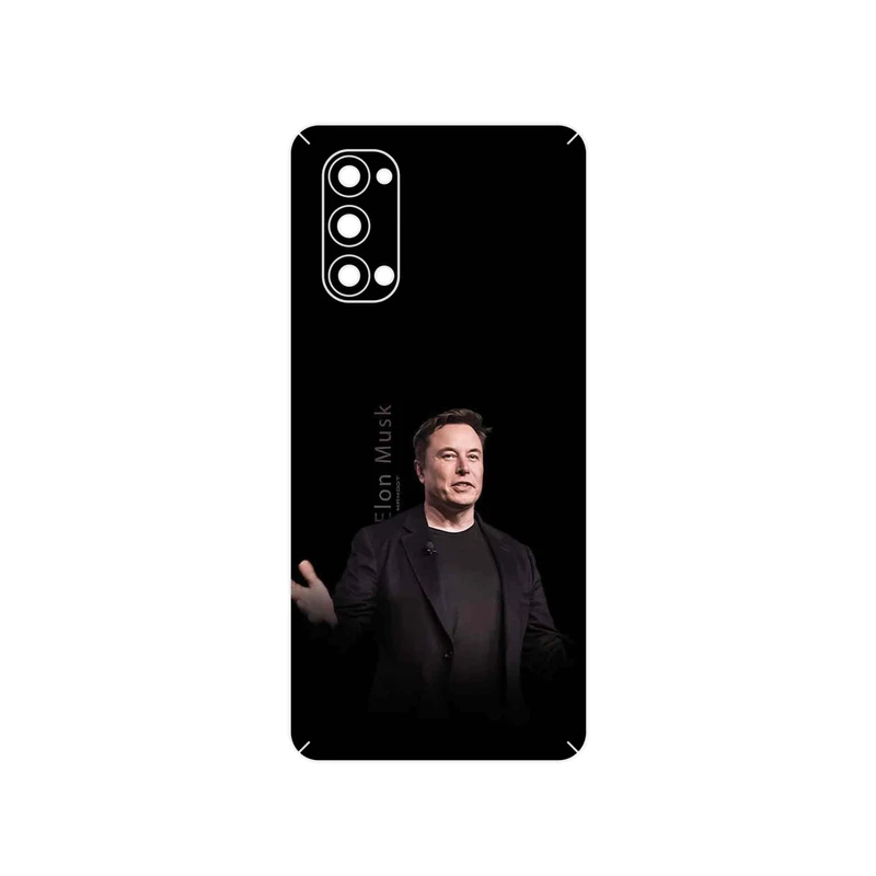 برچسب پوششی ماهوت مدل Elon_Musk مناسب برای گوشی موبایل اپو Reno4 Pro 5G