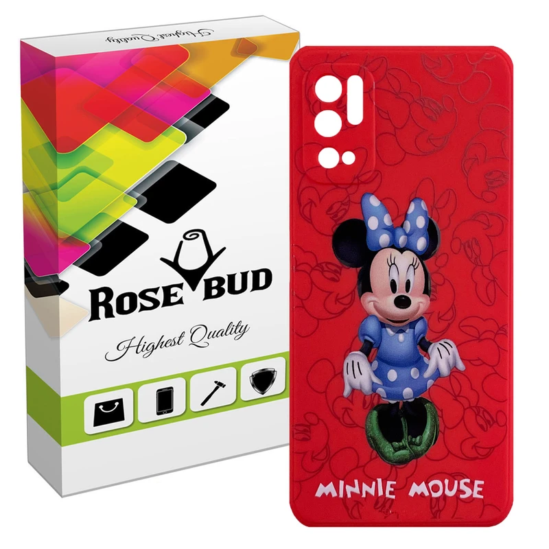 کاور رز باد طرح مینی موس مدل MRM7-146 مناسب برای گوشی موبایل شیائومی Poco M3 Pro / Redmi Note 10 5G / Redmi Note 10T
