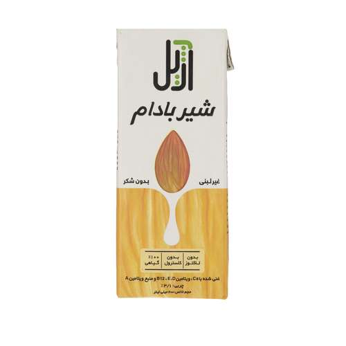 شیر بادام بدون شکر آژیل - 200 میلی لیتر