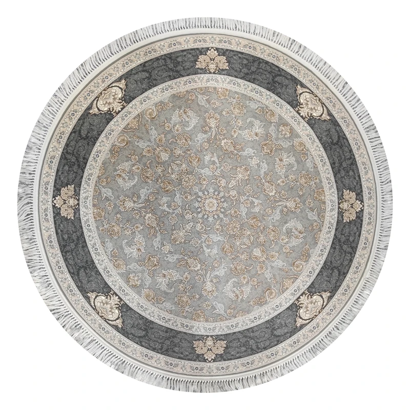 فرش ماشینی 1200 شانه فرش توس مشهد زمینه فیلی لایت حاشیه فیلی لایت مدل 1225