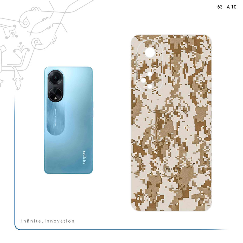 برچسب پوششی ماهوت مدل Army_Desert_Pixel مناسب برای گوشی موبایل اپو A98