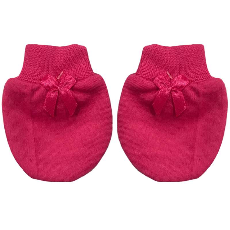 دستکش نوزادی مدل magenta01
