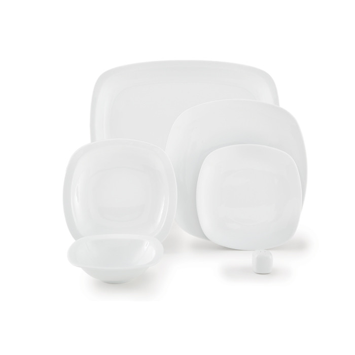 سرویس غذاخوری 98 پارچه چینی زرین ایرانطرح کواترو درجه عالی