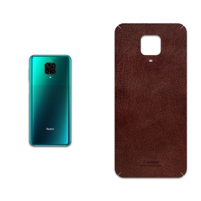 برچسب پوششی ماهوت مدل Natural-Leather مناسب برای گوشی موبایل شیائومی Redmi Note 9 Pro