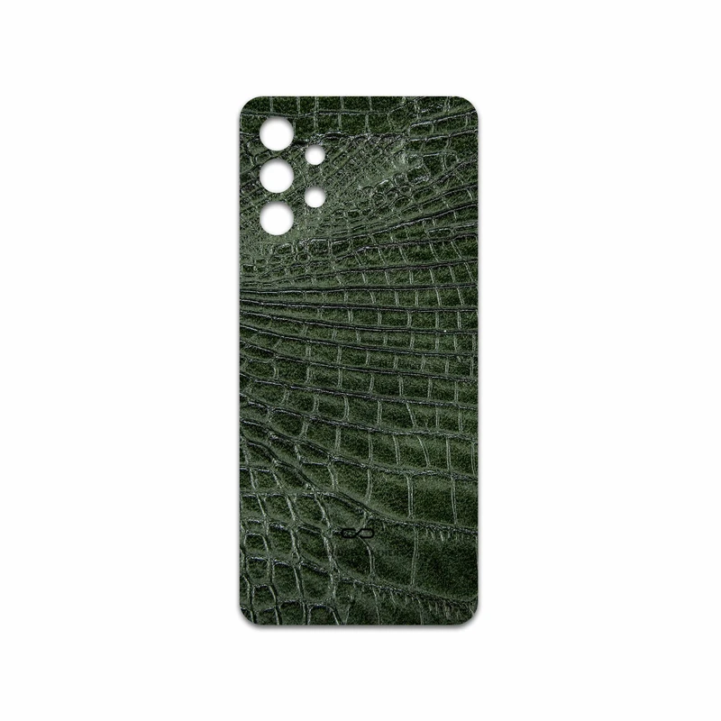 برچسب پوششی ماهوت مدل Green-Crocodile-Leather مناسب برای گوشی موبایل سامسونگ Galaxy A32 5G