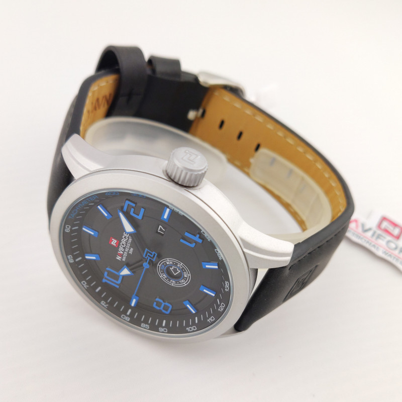 ساعت مچی عقربه‌ای مردانه نیوی فورس مدل اسپرت دو تقویم