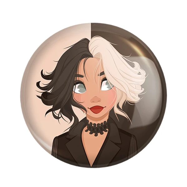 مگنت خندالو طرح کروئلا Cruella کد 10747