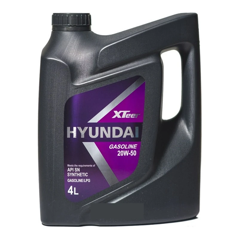 روغن موتور هیوندای اکس تیر مدل Hyundai Xteer 20w-50 sn حجم چهار لیتر