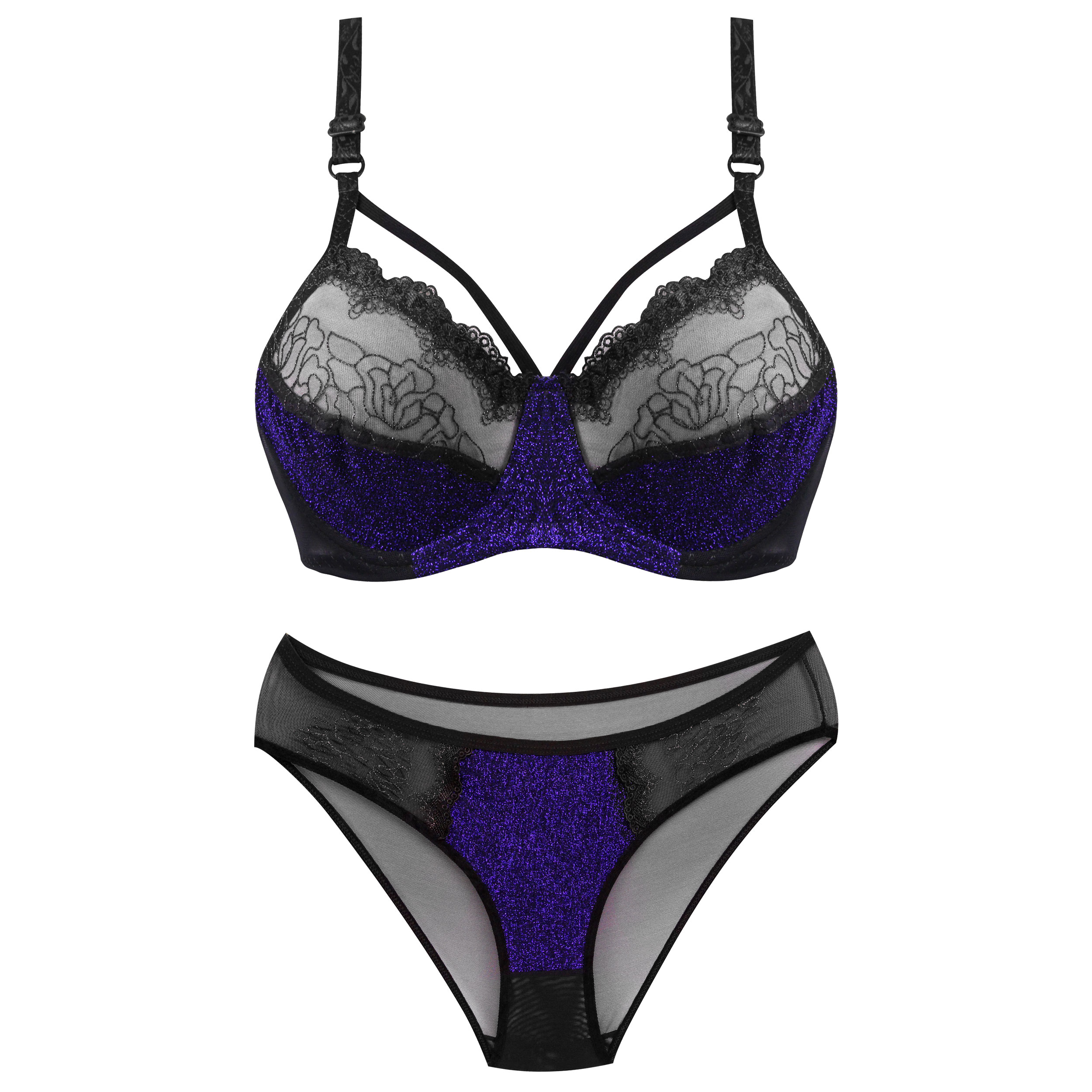 ست شورت و سوتین زنانه ماییلدا مدل 3590-BLU