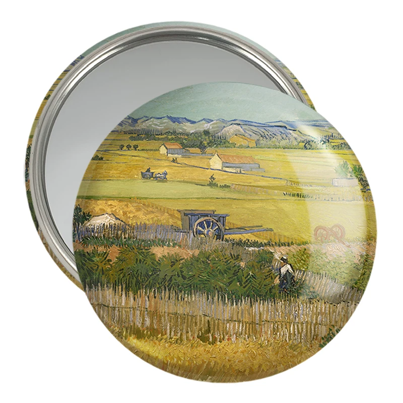آینه جیبی خندالو مدل برداشت ونسان ونگوگ (Van Gogh) کد 36788