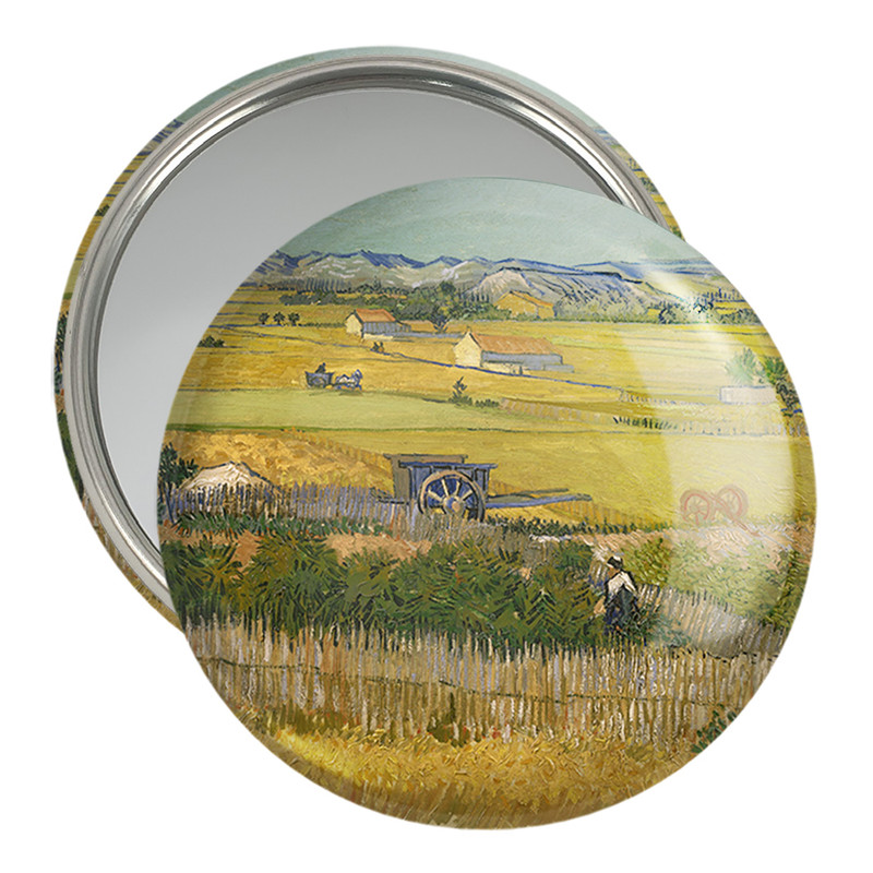 آینه جیبی خندالو مدل برداشت ونسان ونگوگ (Van Gogh) کد 36788