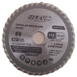 صفحه برش چوب لوین مدل LC1111 سایز 115 میلیمتر