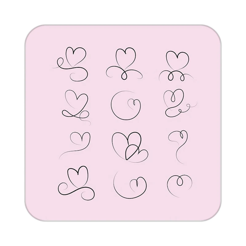 زیر لیوانی کاکتی طرح عاشقانه مدل mp40951