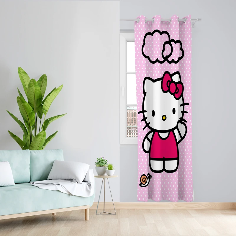 پرده طرح کیتی مدل مخمل پانچی کد 4882 z سایز 140x200 سانتی متر