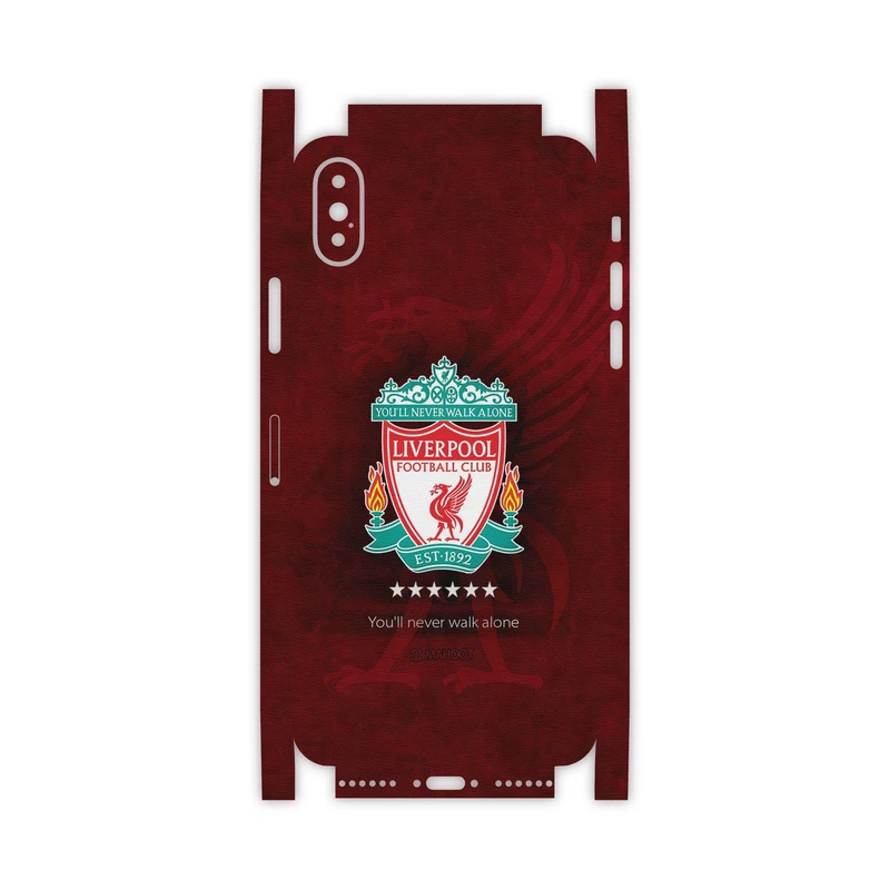 برچسب پوششی ماهوت مدل Liverpool-FC-FullSkin مناسب برای گوشی موبایل اپل iPhone X