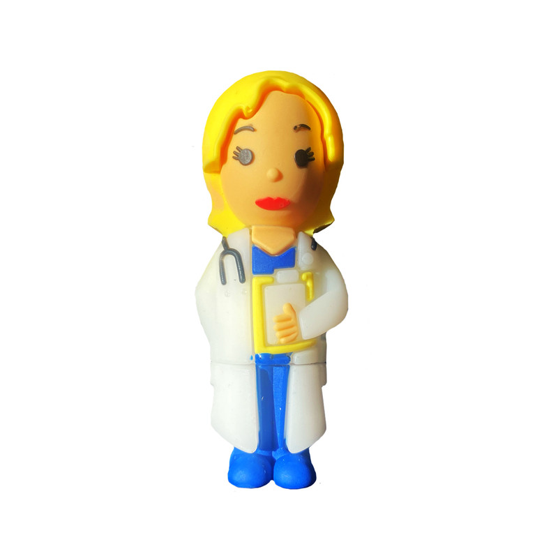 فلش مموری دایا دیتا طرح Female Doctor مدل PF1095-USB3 ظرفیت 64 گیگابایت