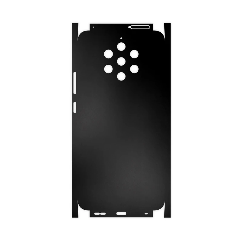 برچسب پوششی ماهوت مدل Black-Matte-FullSkin مناسب برای گوشی موبایل نوکیا 9 PureView