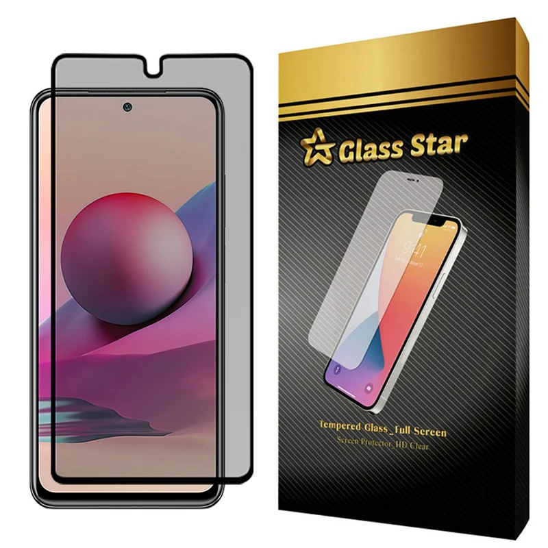 محافظ صفحه نمایش سرامیکی حریم شخصی گلس استار مدل PFGA مناسب برای گوشی موبایل شیائومی Redmi Note 10S