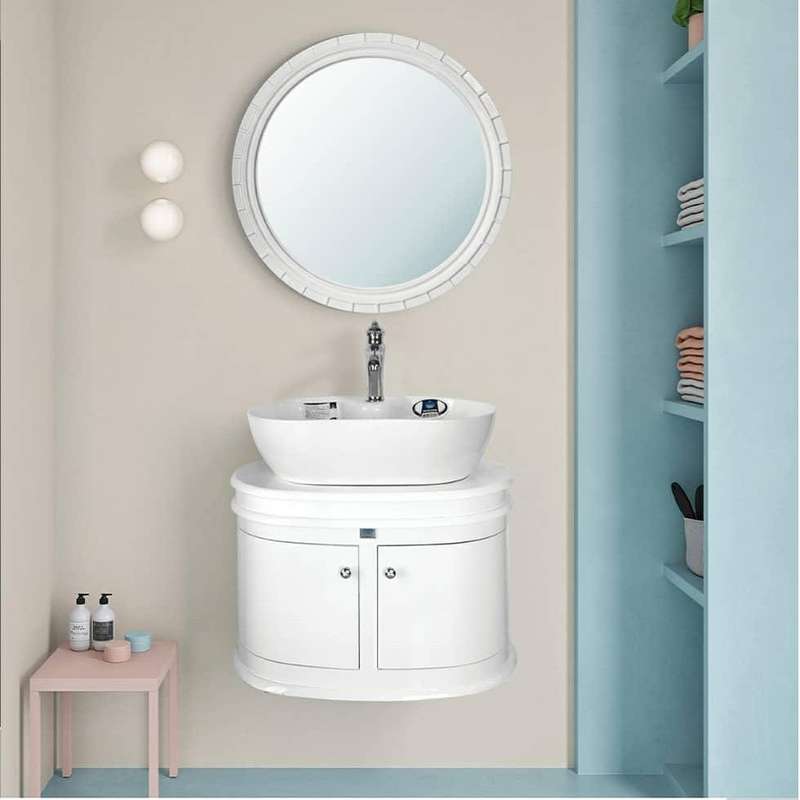 ست کابینت و روشویی مدل شایلین به همراه آینه