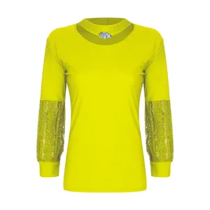 بلوز زنانه مدل 517 رنگ زرد