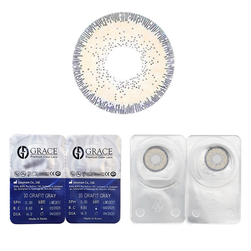 لنز چشم گریس شماره 10 رنگ طوسی دوردار