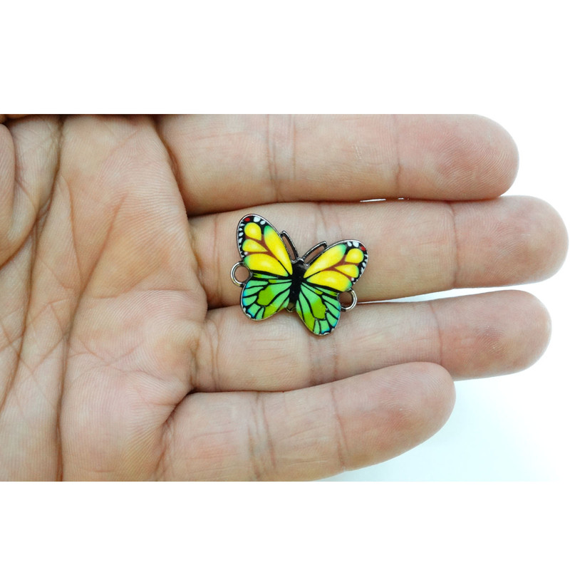 آویز گردنبند دخترانه مدل پروانه کد AD 652