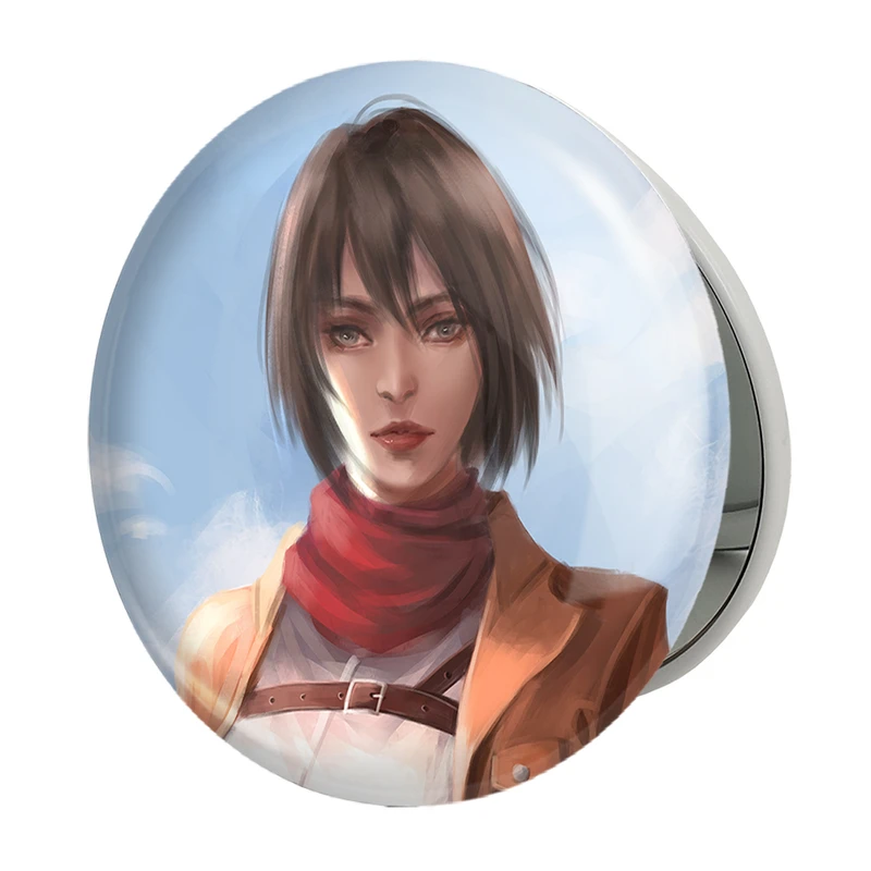 آینه جیبی خندالو طرح میکاسا اکرمن انیمه اتک آن تایتان Attack on Titan مدل تاشو کد 18549