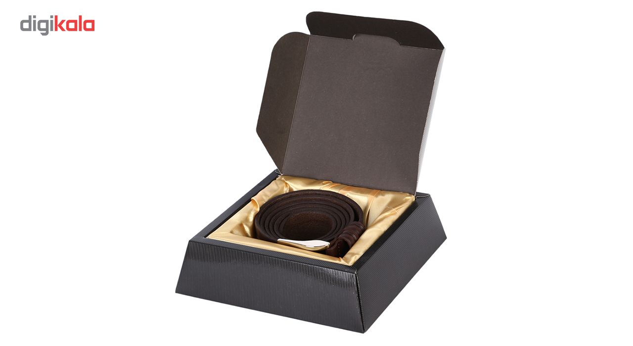 کمربند مردانه مدل M45-DarkBrown -  - 5