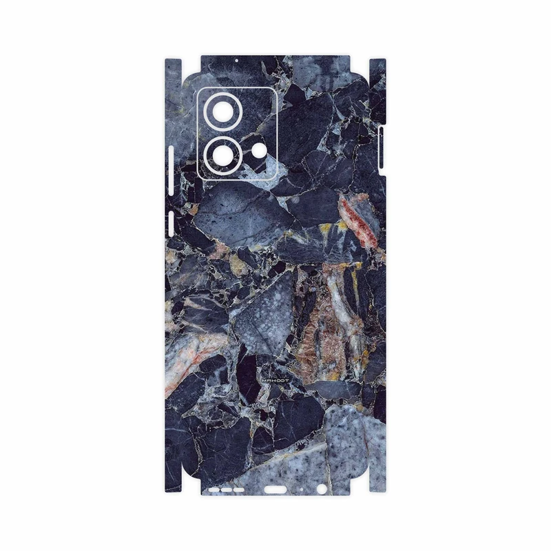 برچسب پوششی ماهوت مدل Broken black marble-FullSkin مناسب برای گوشی موبایل موتورولا Moto G84