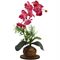 گلدان به همراه گل مصنوعی هومز طرح ارکیده مدل 34190