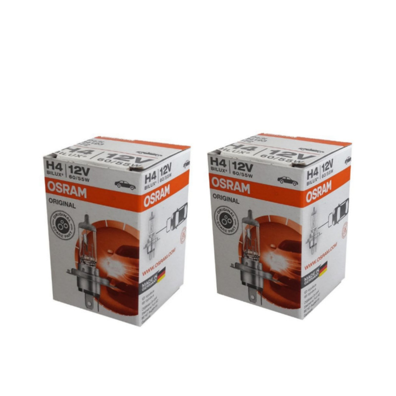 لامپ هالوژن خودرو اسرام مدل H4 6055 12V بسته 2 عددی