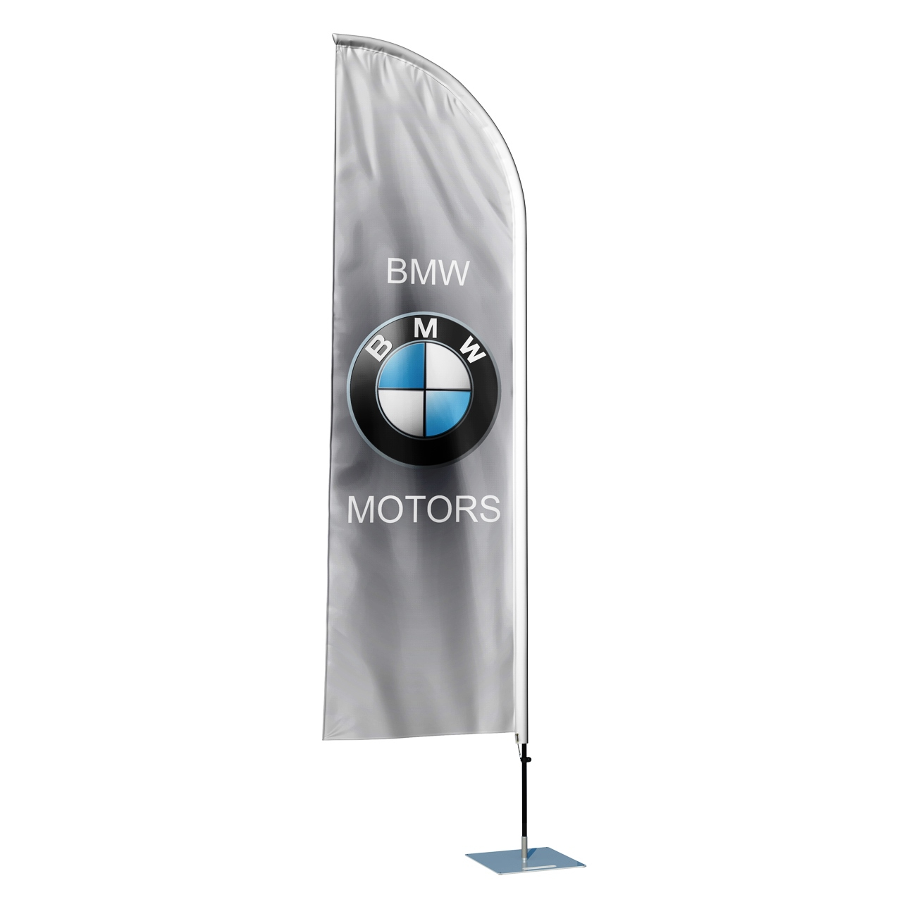 خرید پرچم تبلیغاتی و ساحلی طرح کمپانی BMW مدل بادبانی کد SP1114RM