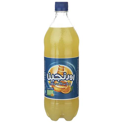 نوشابه گازدار با طعم پرتقال اورنجینا - 1 لیتر