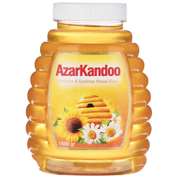 عسل طبیعی آذرکندو مقدار 1500 گرم عسل طبیعی آذرکندو مقدار 1500 گرم