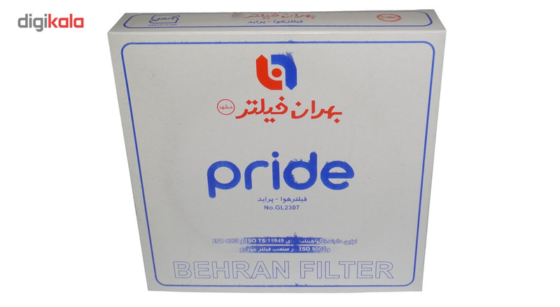 فیلتر هوا خودرو بهران فیلتر مدل GL2307 مناسب برای پراید کاربراتوری